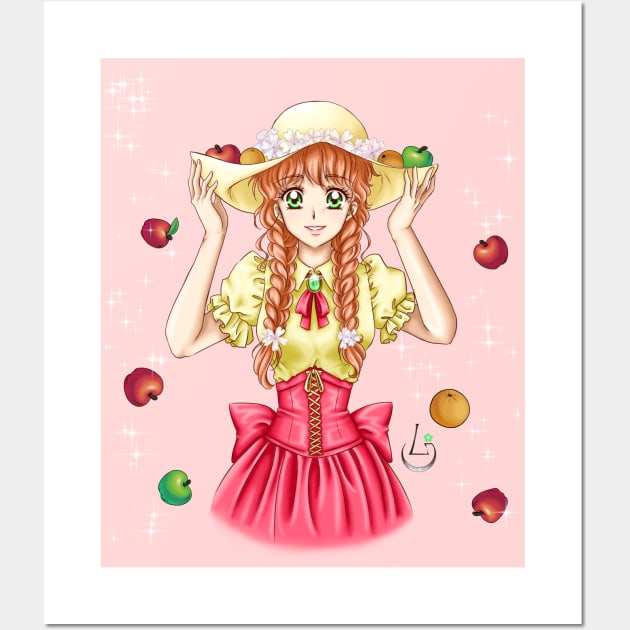 Fruity Girl Wall Art by AudreyWagnerArt